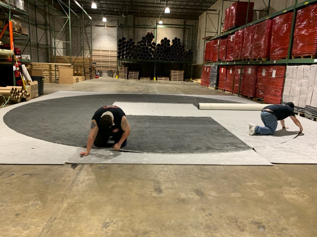 Trade Show Floor Installation