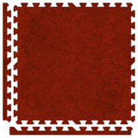 red | Interlocking Floor Tiles | Interlocking Trade Show Flooring | The Inside Track
